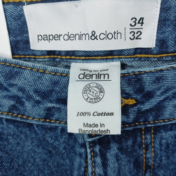 Paper Denim & Cloth Straight Fit Jeans - Deep Blue - Picture 12 of 14